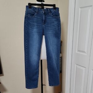 Crown & Ivy Blue Straight Leg Jeans
